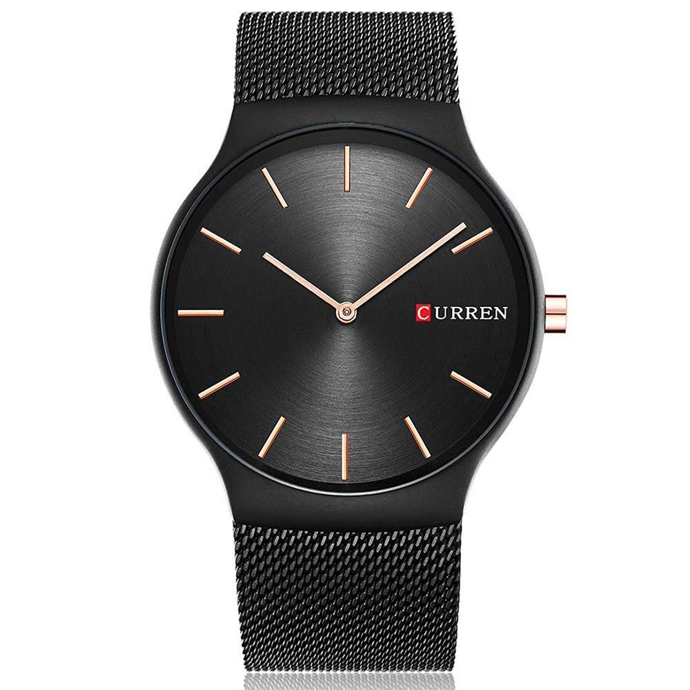 RELOJ CURREN SLIM NEGRO