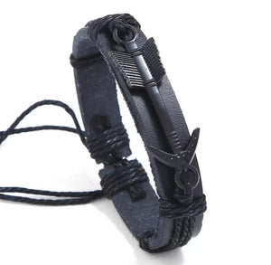 Pulsera flecha baqueta negra