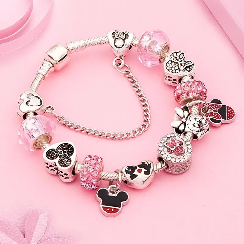 PULSERA TIPO PANDORA MICKEY