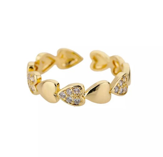 ANILLO CORAZON CONTINUO