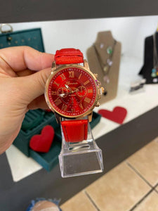 RELOJ ROMANOS ROJO