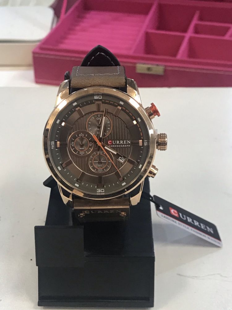 RELOJ CURREN CENTURY GRIS-CAFE