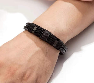PULSERA ORBIT NEGRA