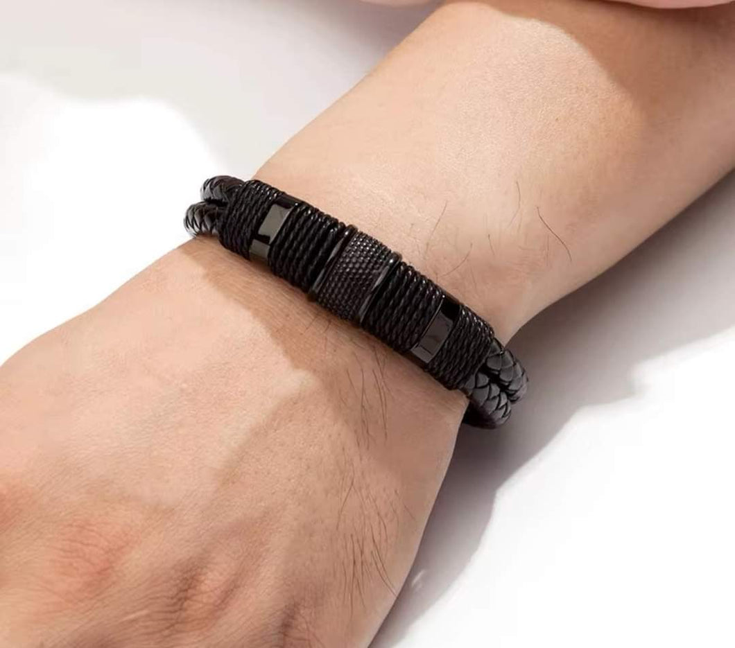 PULSERA ORBIT NEGRA