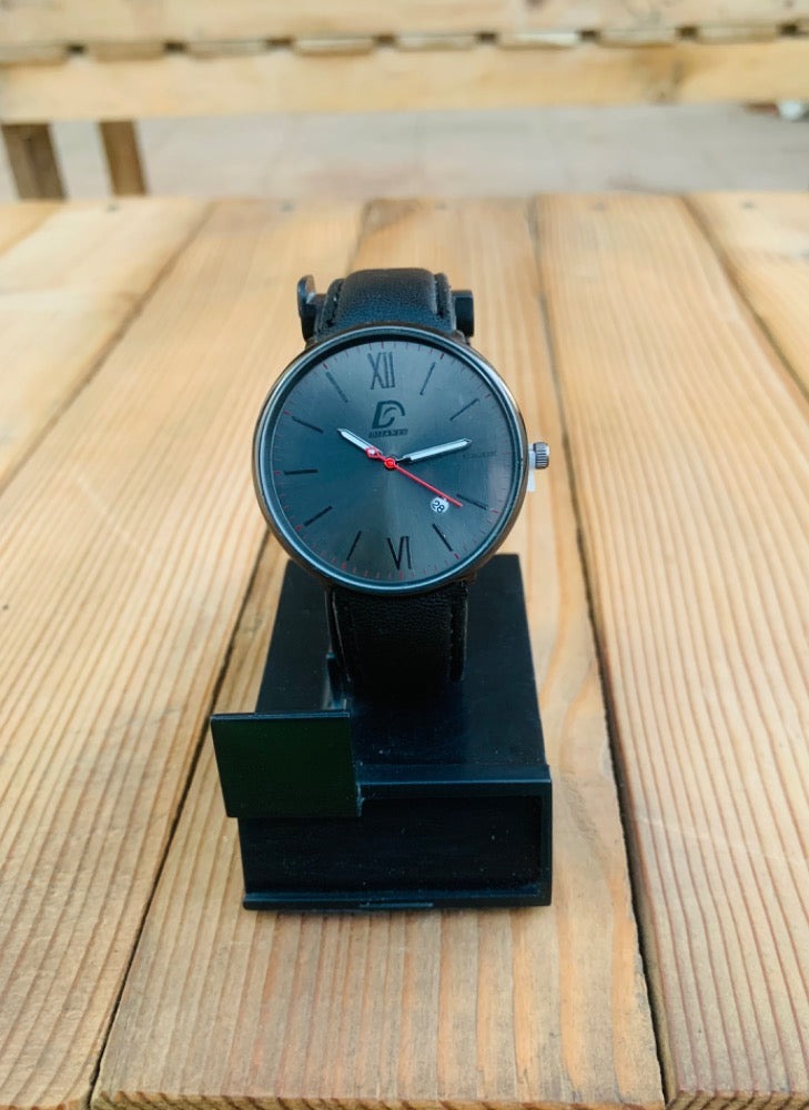 RELOJ DIJANES NEGRO PIEL