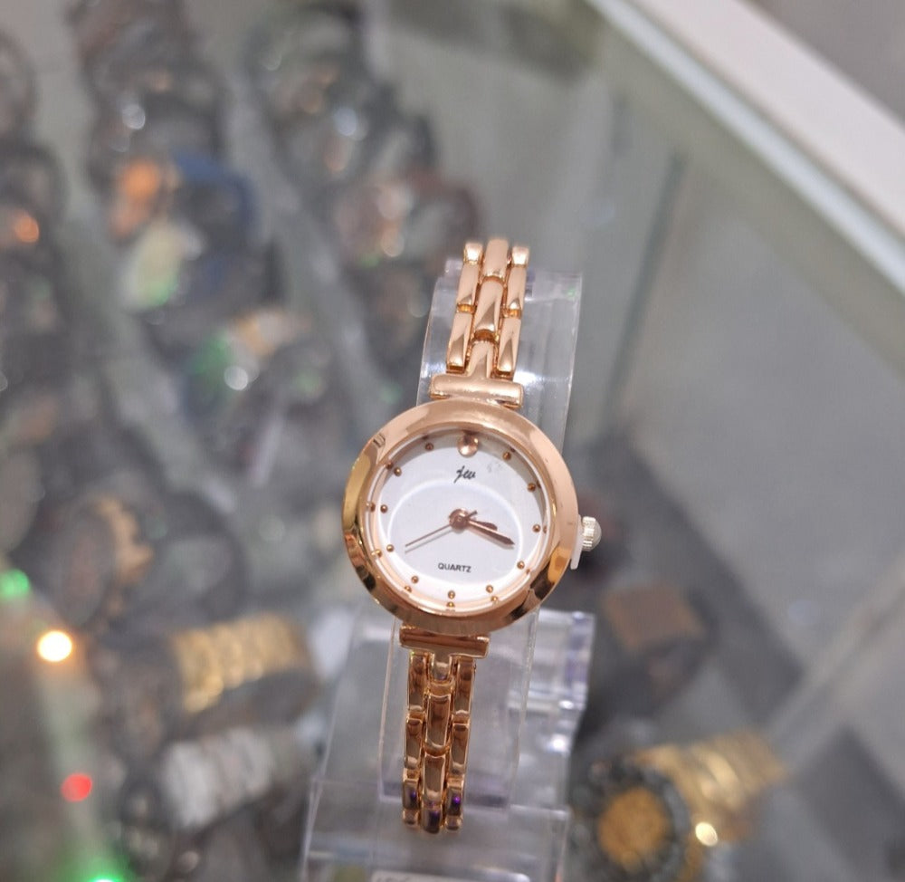 RELOJ JW ROSE GOLD LISO