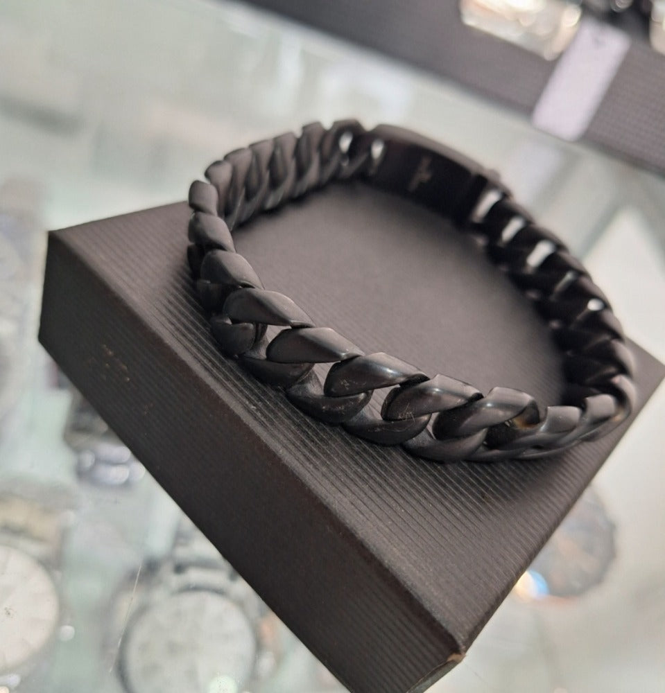 PULSERA ESCLAVA BARBADA BLACK