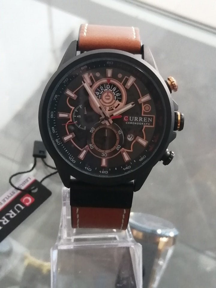 RELOJ CURREN HORATIO CAFÉ