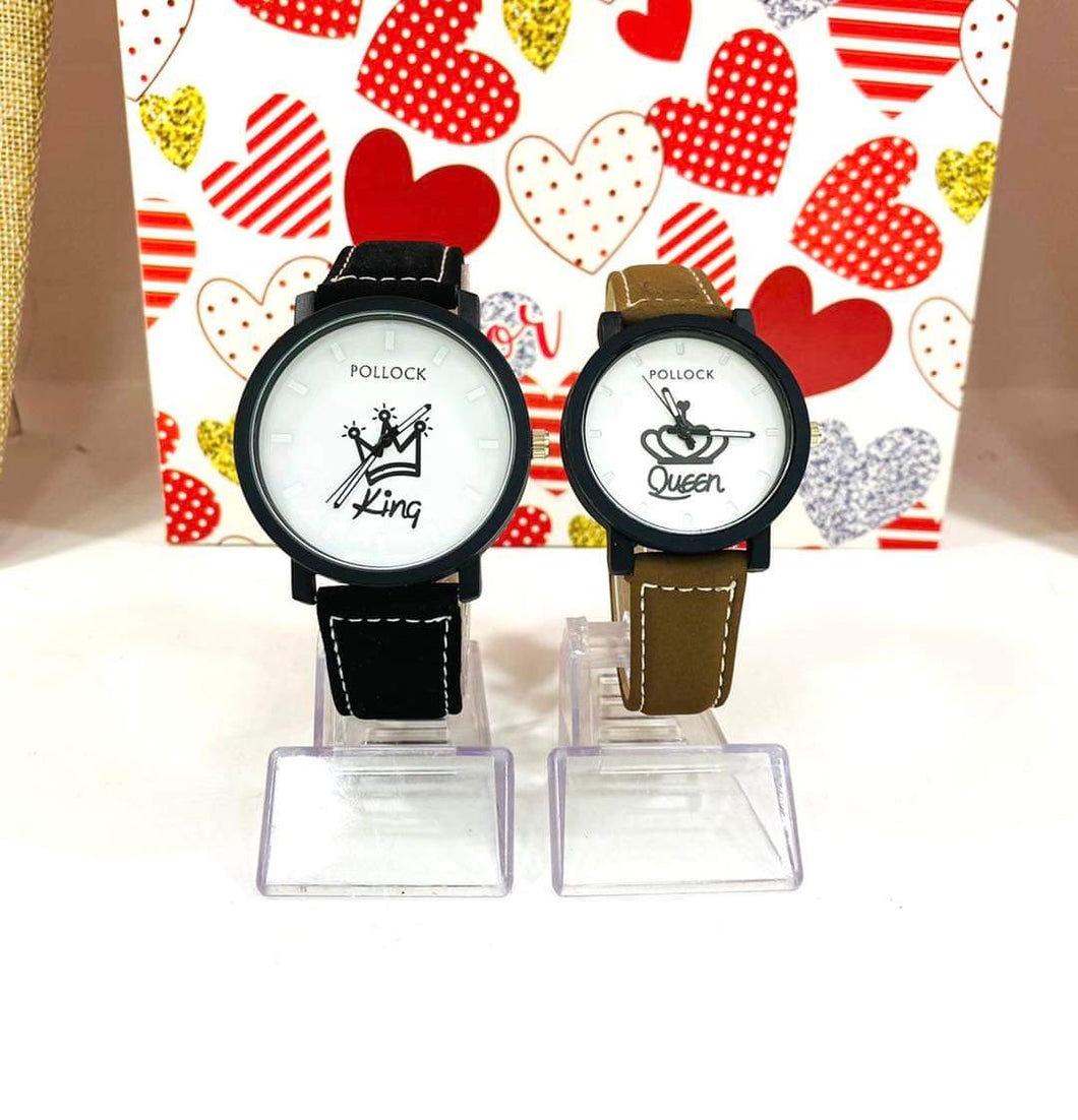 RELOJES PAREJA KING QUEEN
