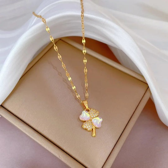 COLLAR TREBOL DE 4 HOJAS