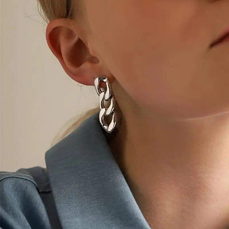 Aretes Praga Plateados