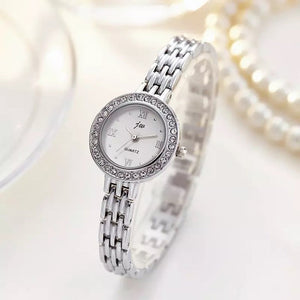 Reloj JW Plateado brillos