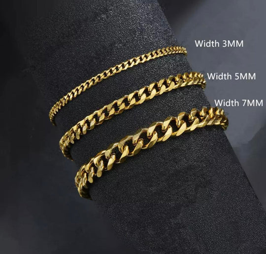 PULSERA ESCLAVA CLASICA DORADA