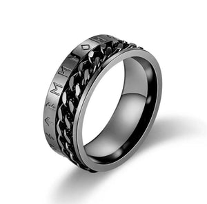 ANILLO NORDIC CHAIN BLACK