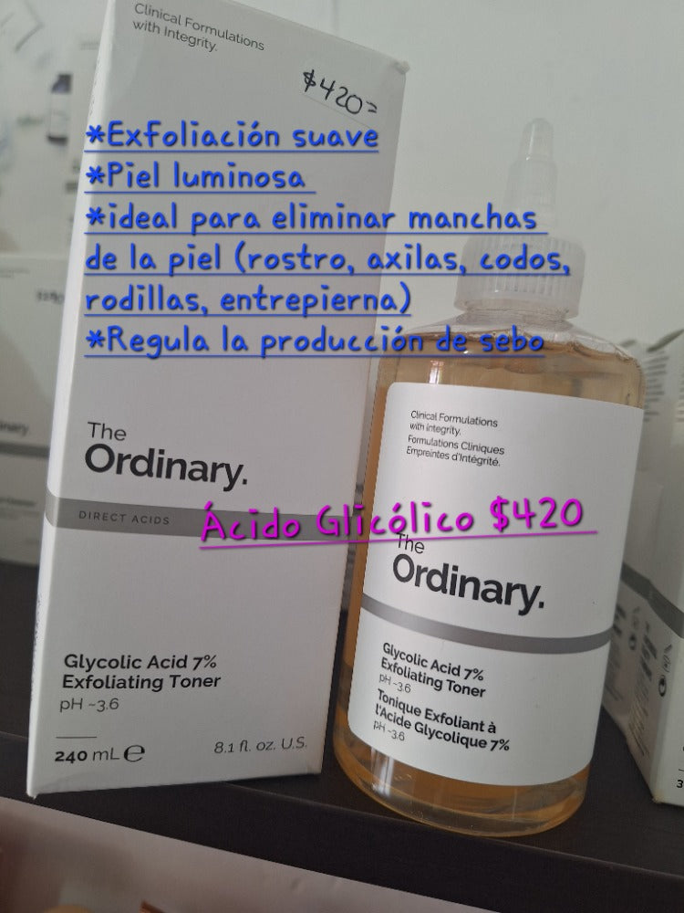GLYCOLIC ACID 7% EXFOLIATING TONER