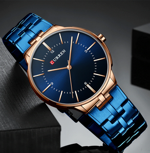 RELOJ CURREN MOONSTONE AZUL HOMBRE