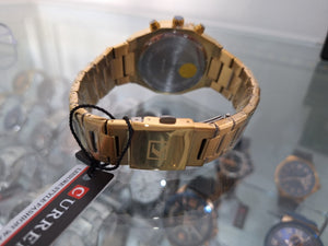 RELOJ CURREN ARMI DORADO