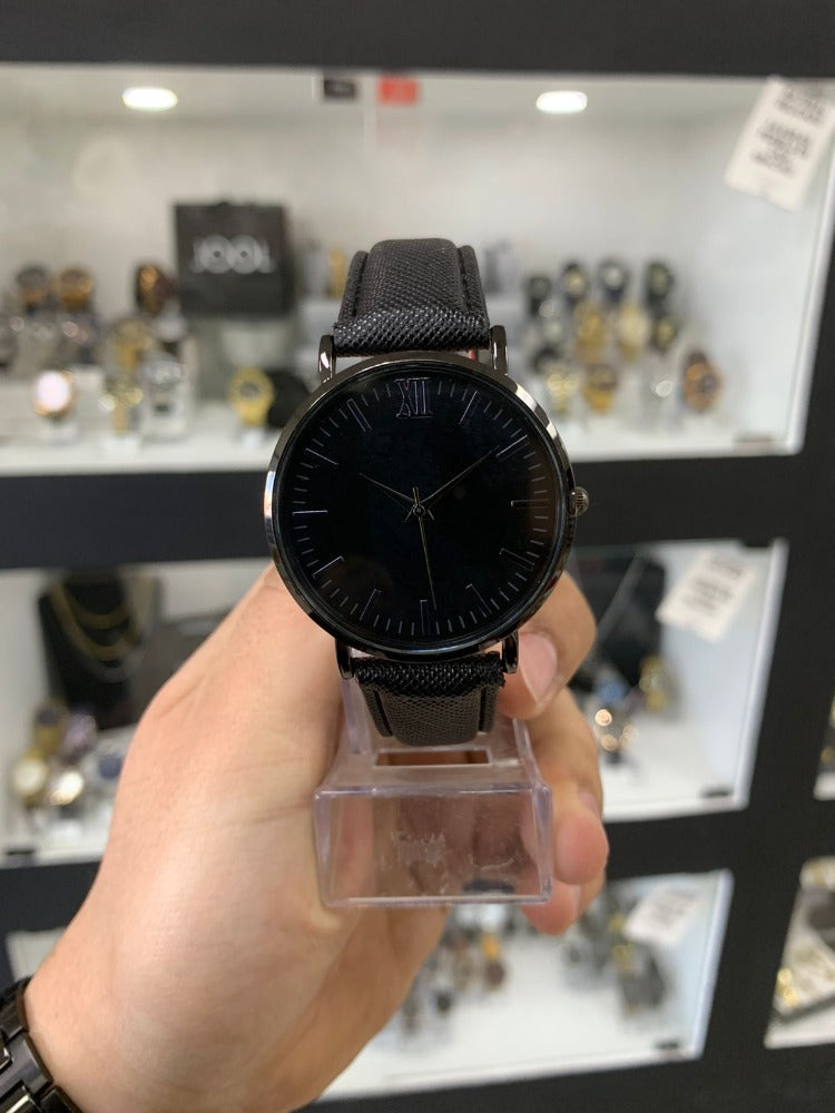 Reloj flat negro f negro
