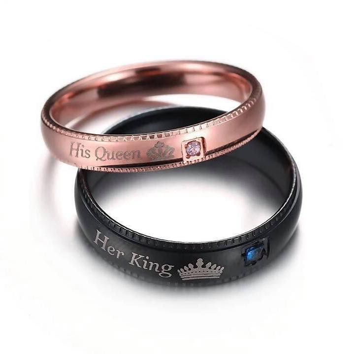 ANILLOS PAREJA KING QUEEN N/R