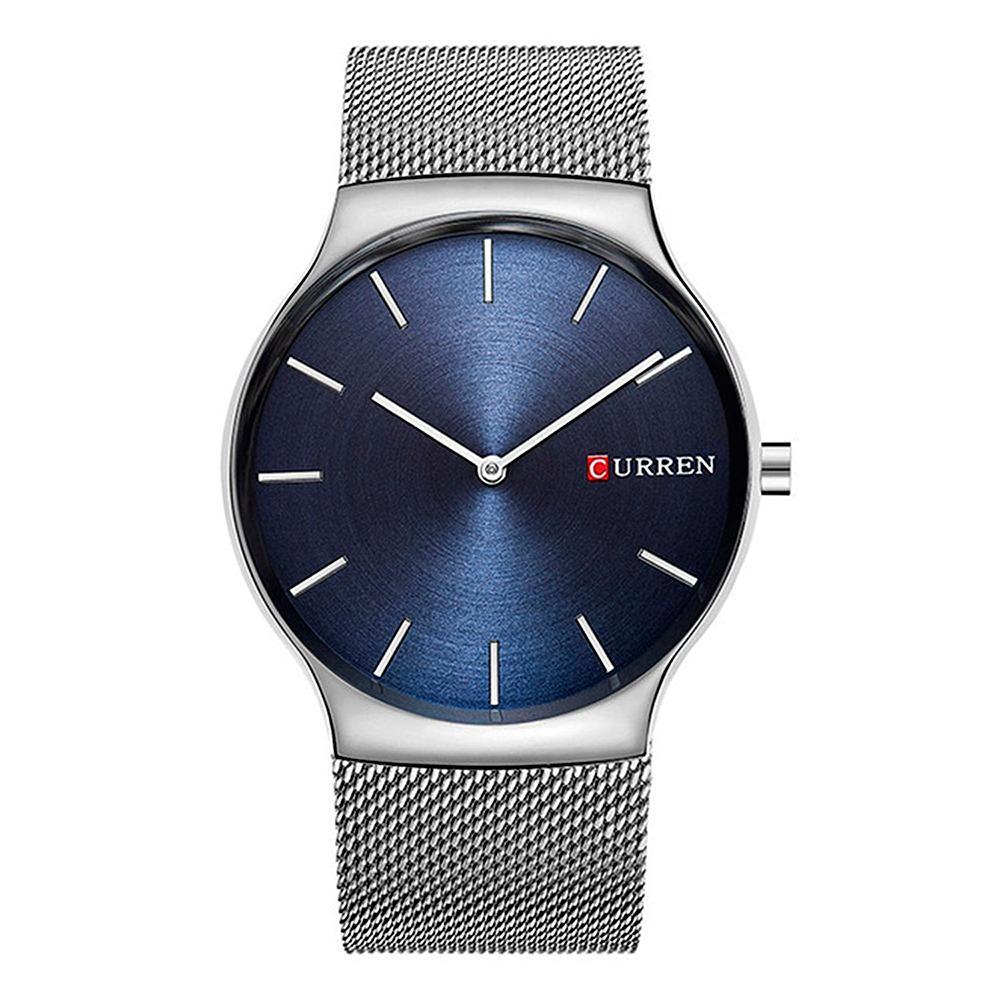 RELOJ CURREN SLIM PLATEADO