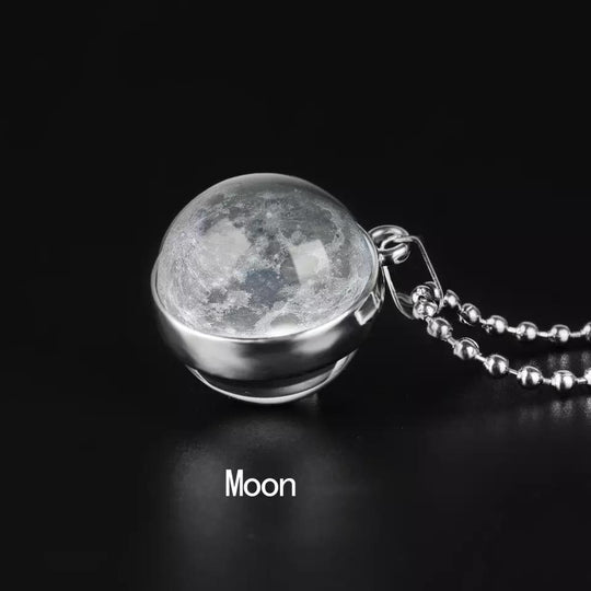 Collar Luna Cadena bolitas