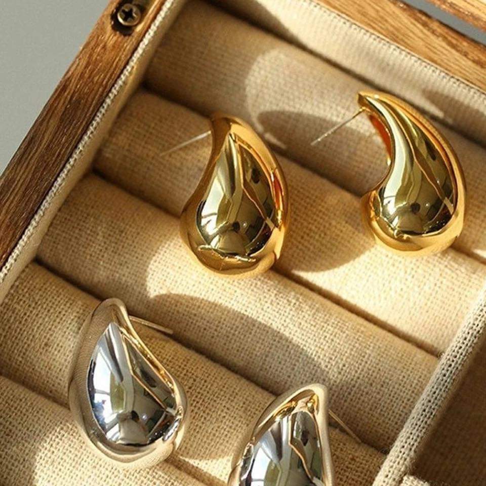 Aretes Drop Abiertos Grandes