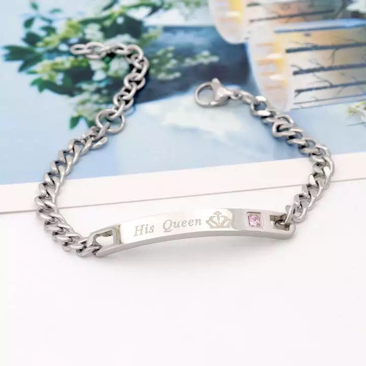 BRAZALETE QUEEN PLATEADO