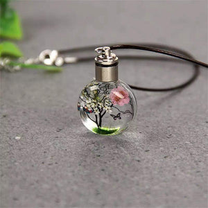 COLLAR ARBOL FRASCO BLANCO
