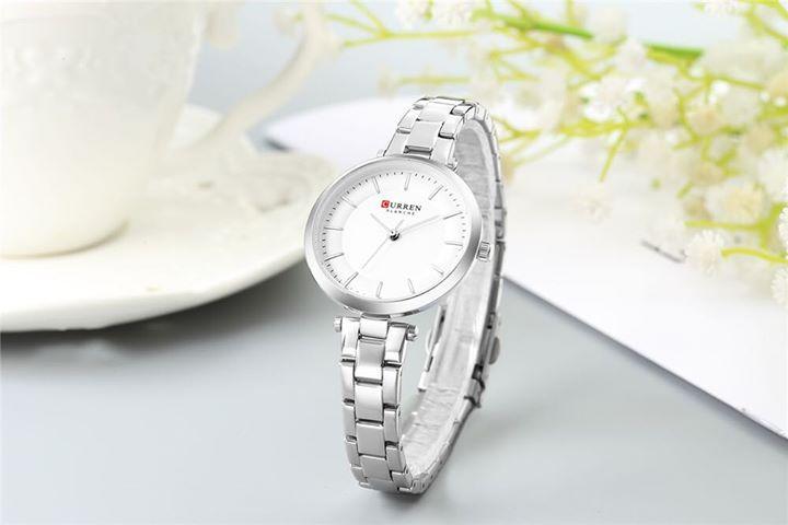 RELOJ CURREN MOONSTONE PLATEADO DAMA
