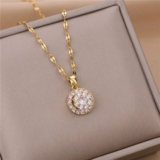 Collar Destello Chic blanco