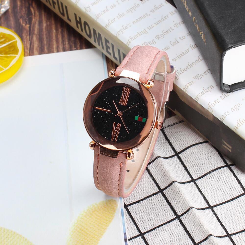 Reloj flag rosa palo