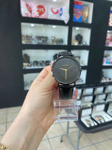 RELOJ GENEVA ROCK NEGRO