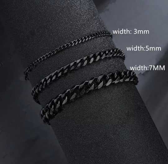 PULSERA ESCLAVA CLASICA NEGRA