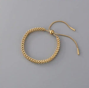 Pulsera Rolo Dorada
