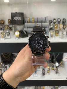 RELOJ DEYROS ORIGIN PIEL NEGRO