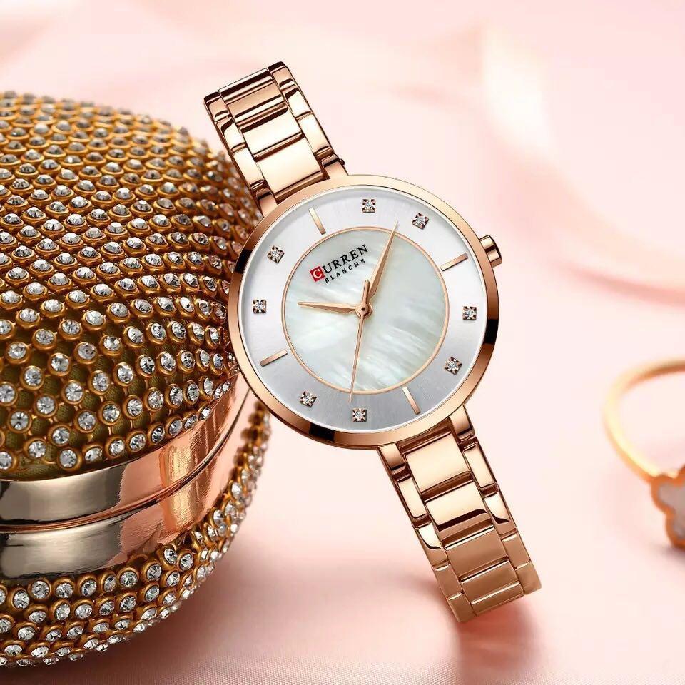 RELOJ CURREN MARBLING ROSE GOLD