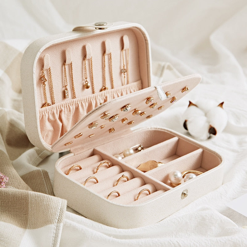 ESTUCHE JOYERO VIAJERO MINI BLANCO