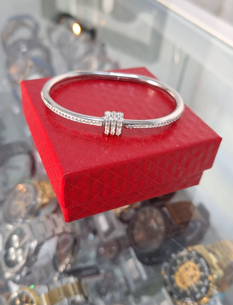 PULSERA SET ELEGANCIA ARO PIEDRAS