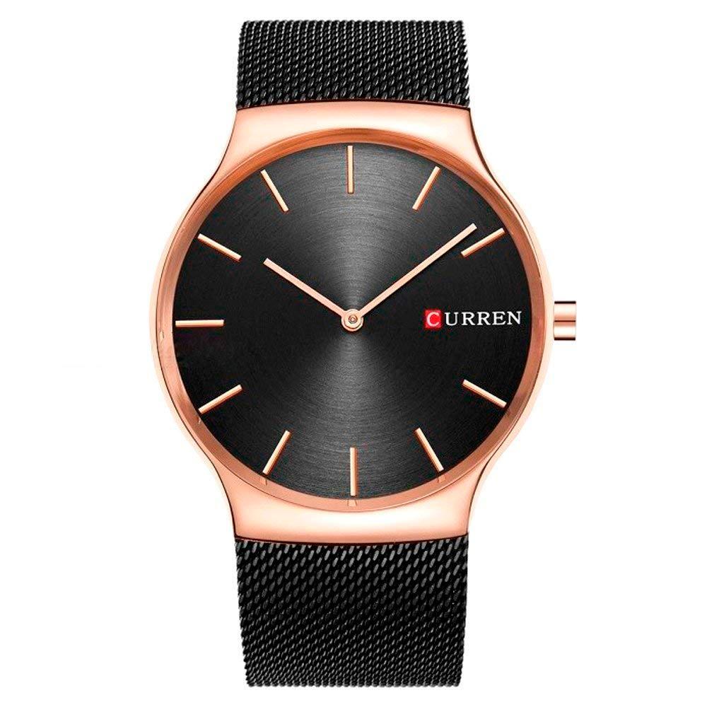 RELOJ CURREN SLIM NEGRO C/BRONCE