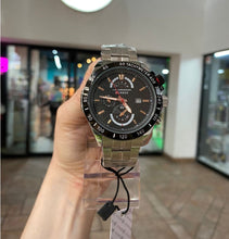 Cargar imagen en el visor de la galería, RELOJ CURREN REGAL PLATA NEGRO

