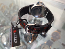 Cargar imagen en el visor de la galería, RELOJ CURREN FIRE NEGRO
