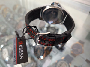 RELOJ CURREN FIRE NEGRO