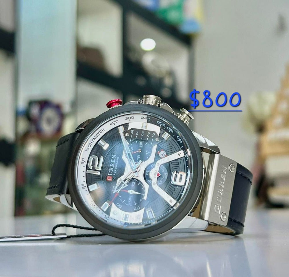 RELOJ CURREN CROWN NEGRO