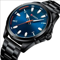 RELOJ CURREN INFINITY NEGRO F/AZUL