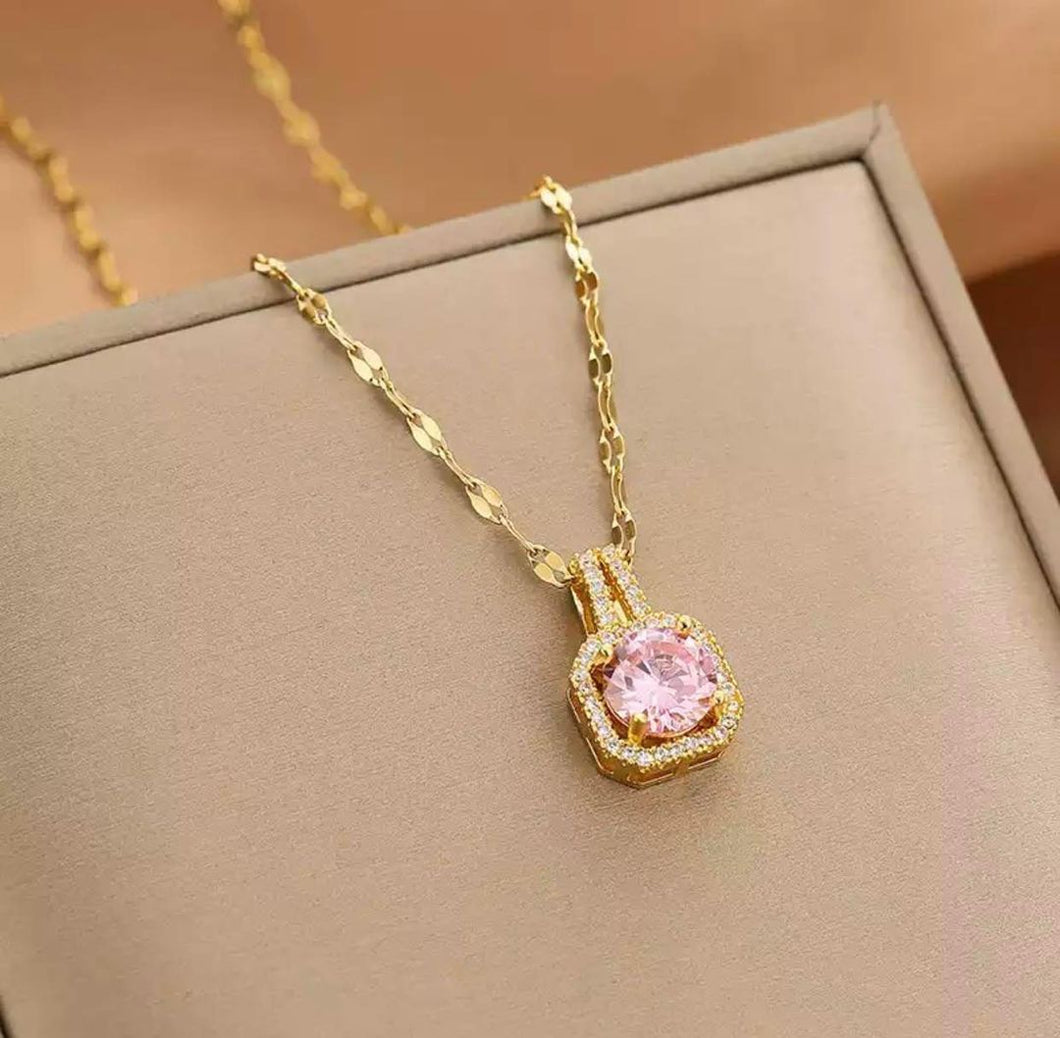 COLLAR PRISMA ROSA