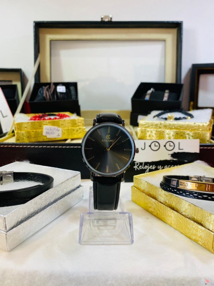 RELOJ KEMANO NEGRO