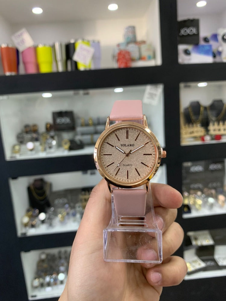 RELOJ YOLO ROSA